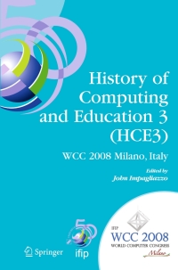 Cover image: History of Computing and Education 3 (HCE3) 1st edition 9780387096568