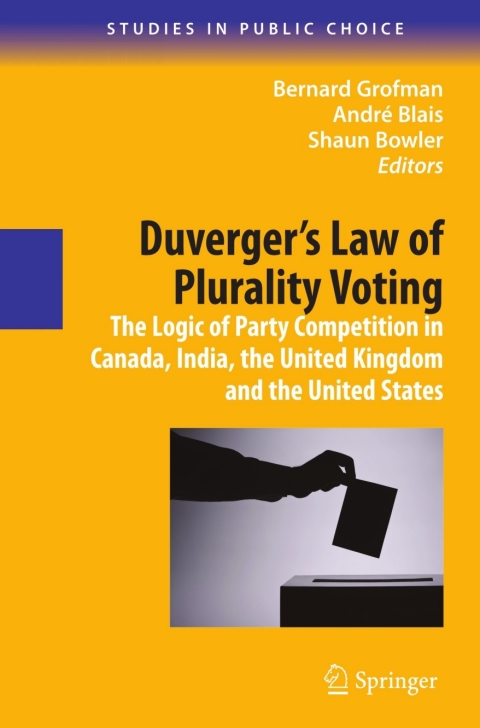 Cover image for book Duverger's Law of Plurality Voting