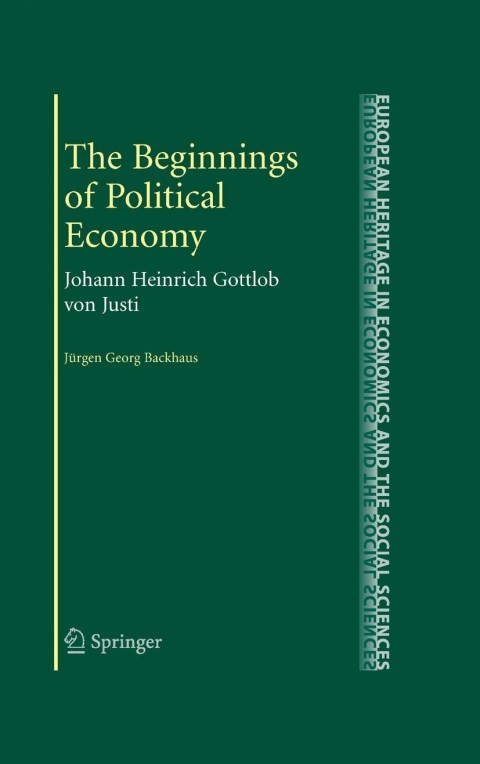 Cover image for book The Beginnings of Political Economy