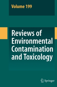 Cover image: Reviews of Environmental Contamination and Toxicology 199 1st edition 9780387098074