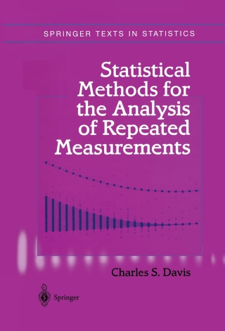 Statistical Methods for the Analysis of Repeated Measurements