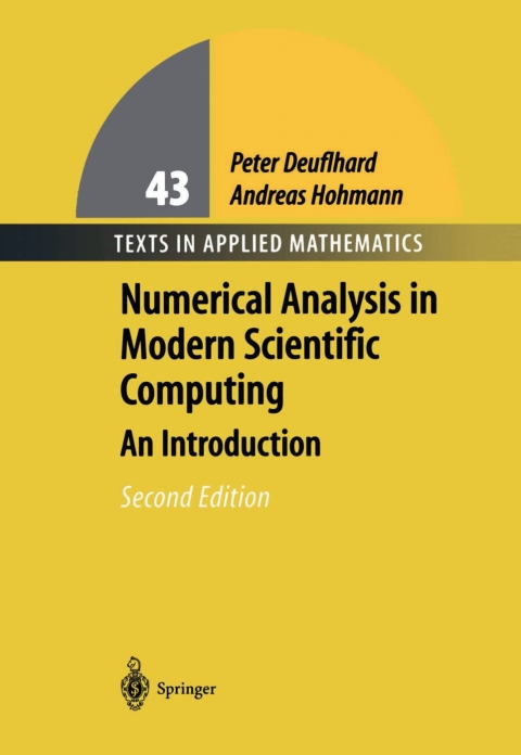 Cover image for book Numerical Analysis in Modern Scientific Computing