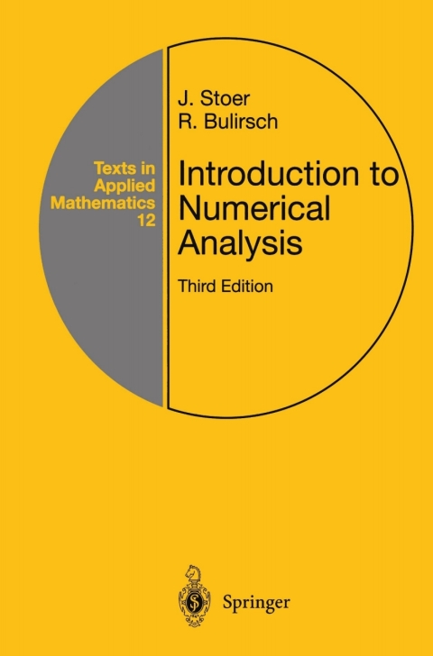 Cover image for book Introduction to Numerical Analysis