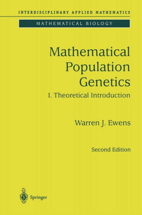 Cover image for book Mathematical Population Genetics 1