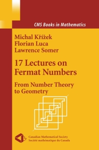 Cover image: 17 Lectures on Fermat Numbers 9780387953328
