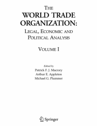 Cover image: The World Trade Organization 1st edition 9780387226859