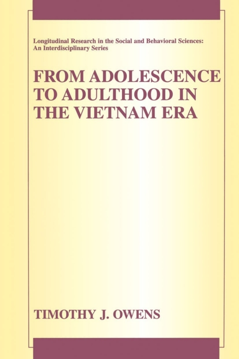 Cover image for book From Adolescence to Adulthood in the Vietnam Era