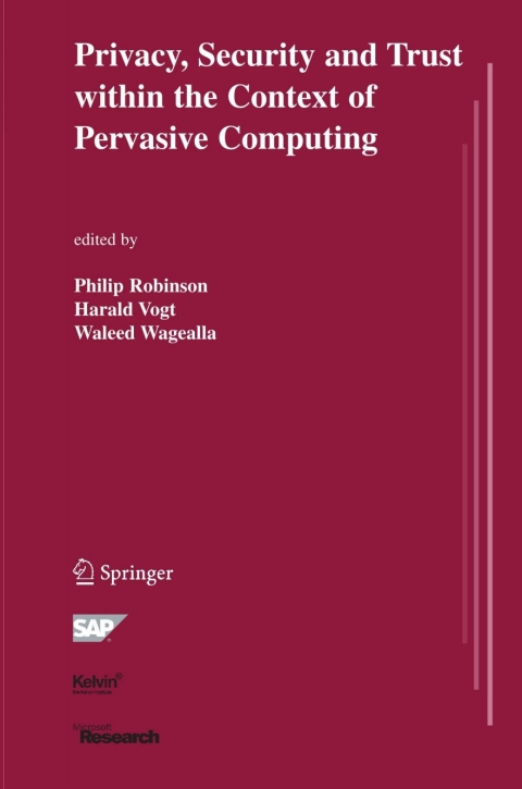 Cover image for book Privacy, Security and Trust within the Context of Pervasive Computing