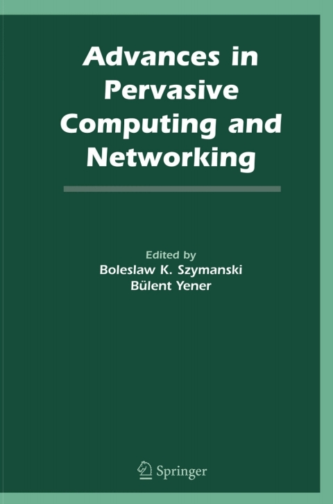 Cover image for book Advances in Pervasive Computing and Networking