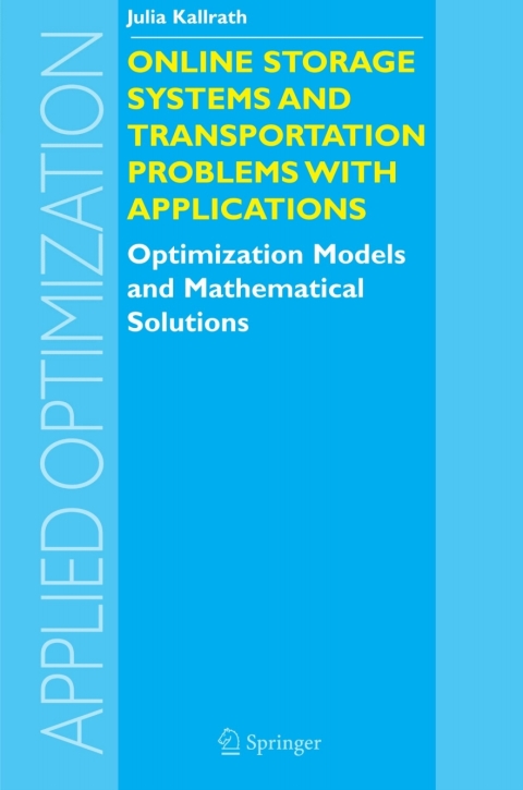 Cover image for book Online Storage Systems and Transportation Problems with Applications