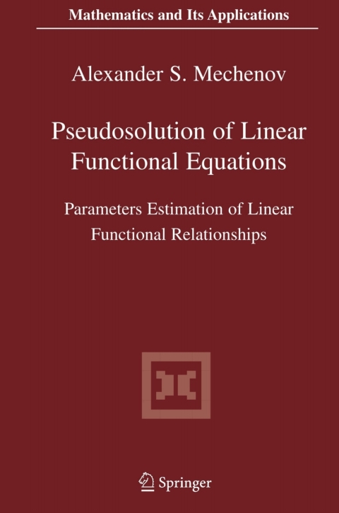 Cover image for book Pseudosolution of Linear Functional Equations