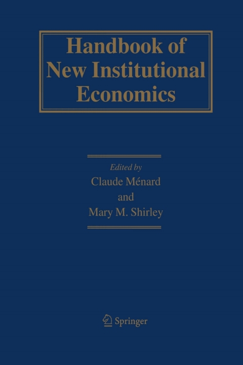 Cover image for book Handbook of New Institutional Economics