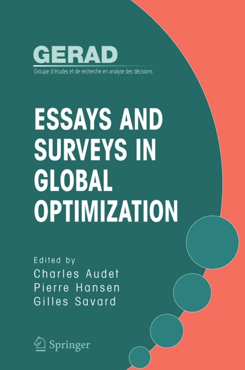 Cover image for book Essays and Surveys in Global Optimization