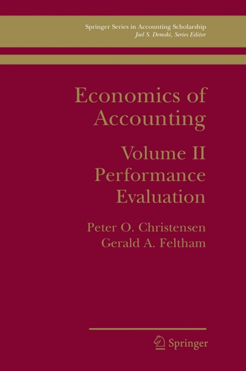 Cover image for book Economics of Accounting