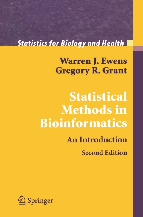 Cover image for book Statistical Methods in Bioinformatics
