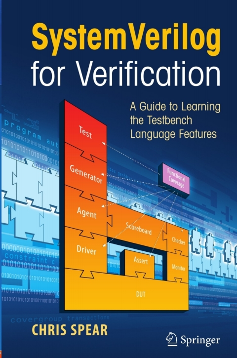 Cover image for book SystemVerilog for Verification