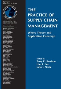 صورة الغلاف: The Practice of Supply Chain Management: Where Theory and Application Converge 1st edition 9780387240992