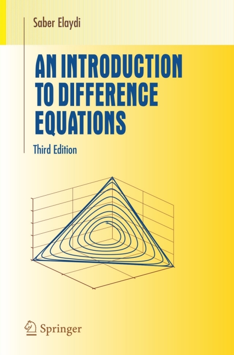 Cover image for book An Introduction to Difference Equations