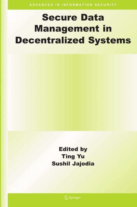 Cover image for book Secure Data Management in Decentralized Systems