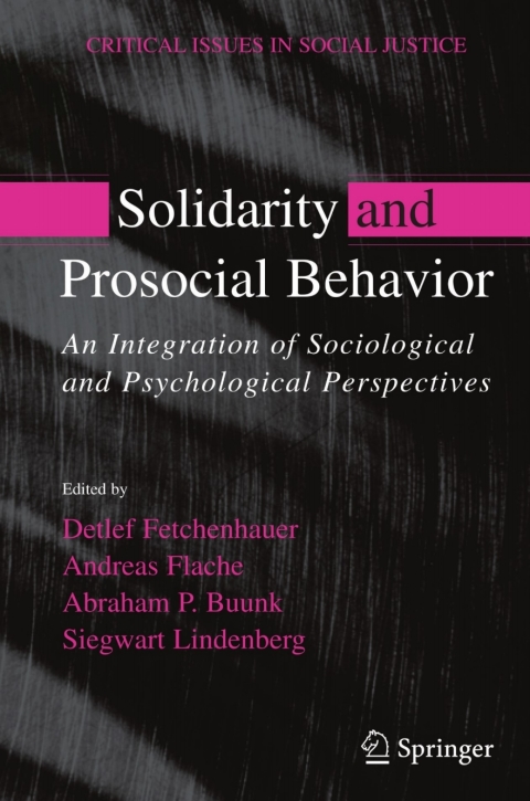 Cover image for book Solidarity and Prosocial Behavior