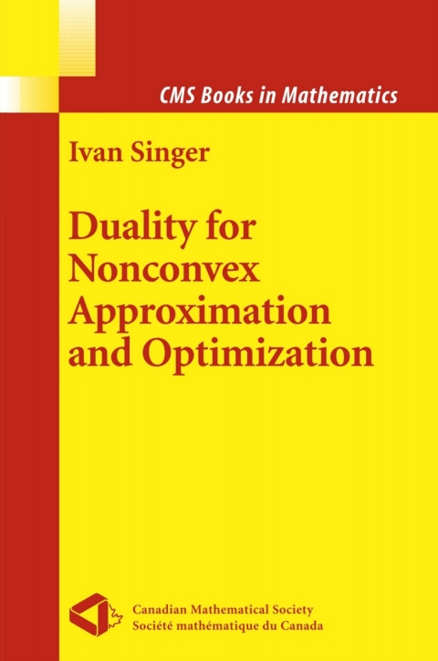 Cover image for book Duality for Nonconvex Approximation and Optimization