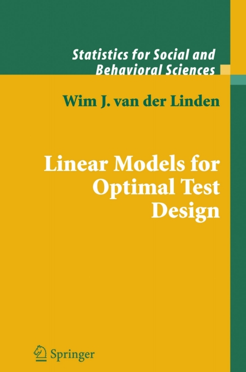 Cover image for book Linear Models for Optimal Test Design