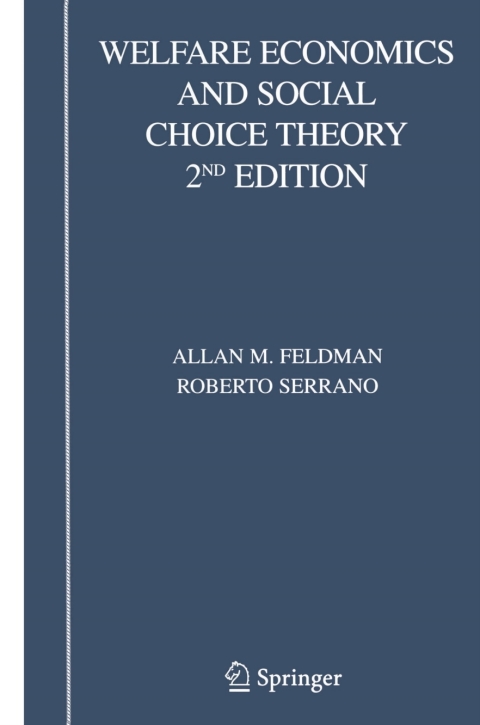 Cover image for book Welfare Economics and Social Choice Theory