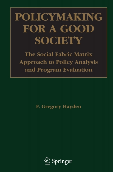 Cover image for book Policymaking for a Good Society
