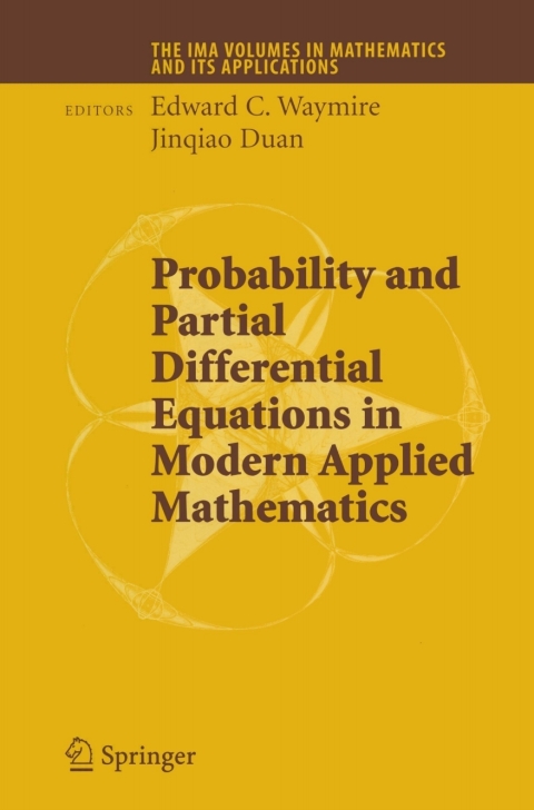 Cover image for book Probability and Partial Differential Equations in Modern Applied Mathematics