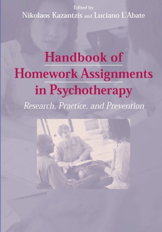 Handbook of Homework Assignments in Psychotherapy