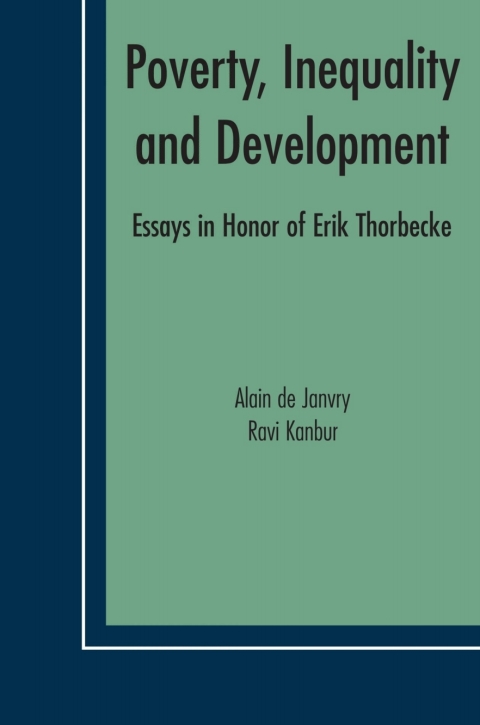 Cover image for book Poverty, Inequality and Development
