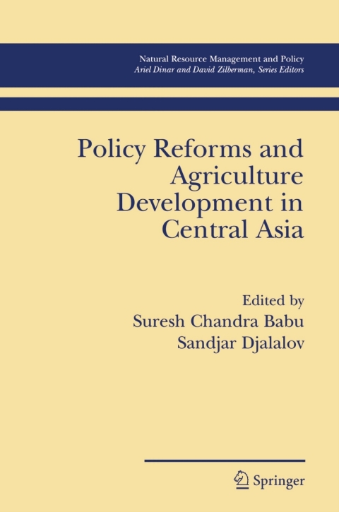 Cover image for book Policy Reforms and Agriculture Development in Central Asia