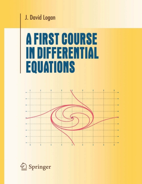 Cover image for book A First Course in Differential Equations