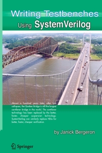 Cover image: Writing Testbenches using SystemVerilog 9780387292212
