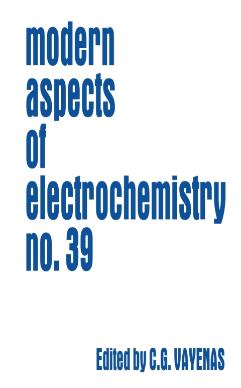 Cover image for book Modern Aspects of Electrochemistry 39