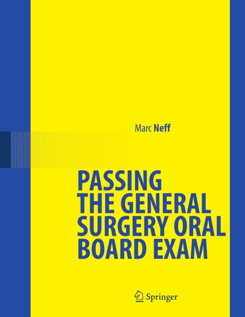 Cover image for book Passing the General Surgery Oral Board Exam