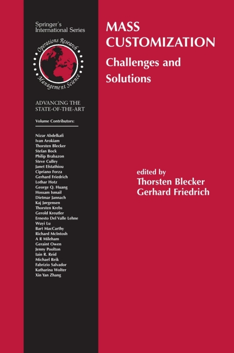 Cover image for book Mass Customization