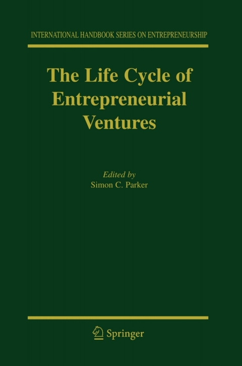 Cover image for book The Life Cycle of Entrepreneurial Ventures