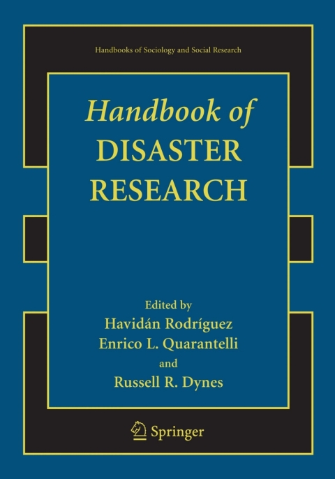 Cover image for book Handbook of Disaster Research