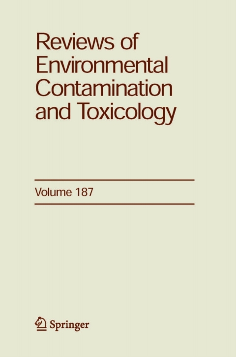 Cover image for book Reviews of Environmental Contamination and Toxicology 187