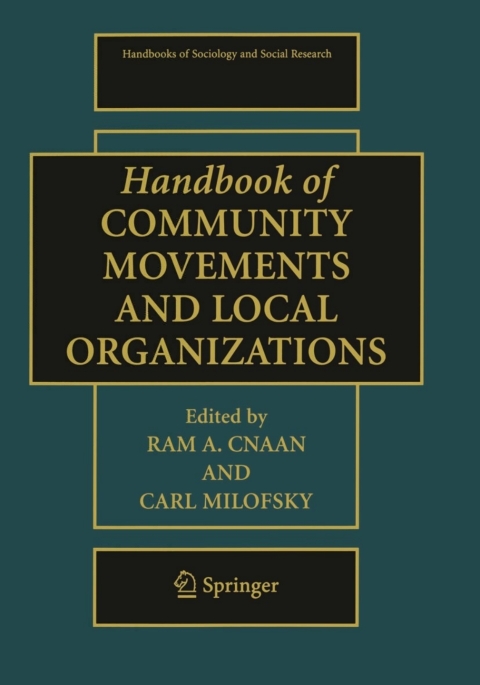 Cover image for book Handbook of Community Movements and Local Organizations