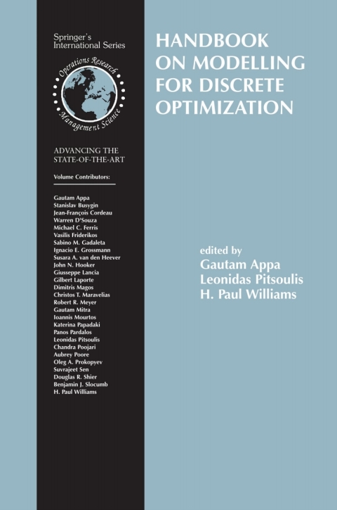 Cover image for book Handbook on Modelling for Discrete Optimization