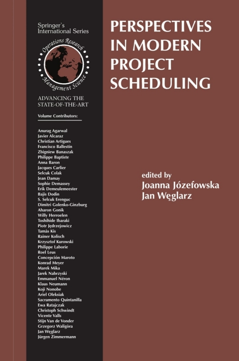 Cover image for book Perspectives in Modern Project Scheduling