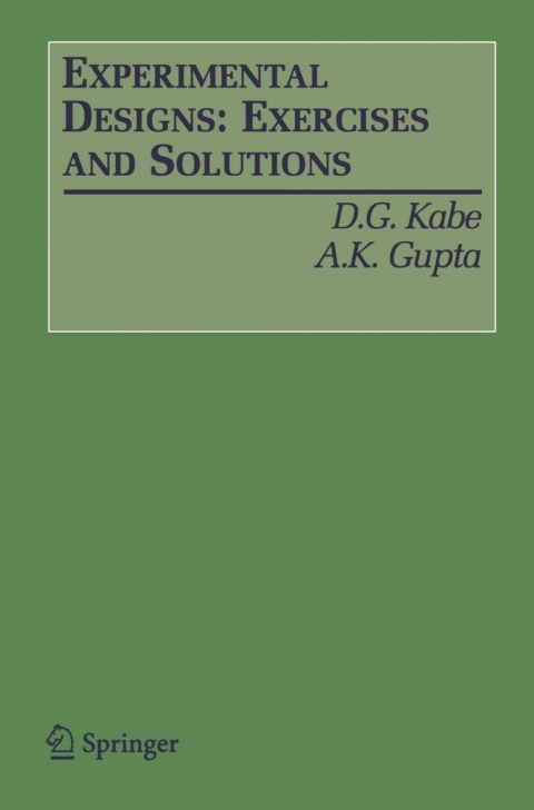 Cover image for book Experimental Designs: Exercises and Solutions