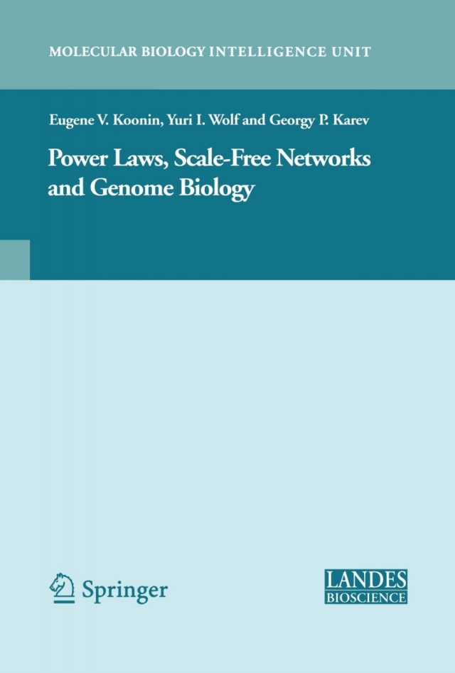 Power Laws, Scale-Free Networks and Genome Biology