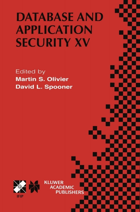 Cover image for book Database and Application Security XV
