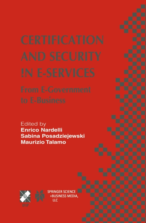Cover image for book Certification and Security in E-Services