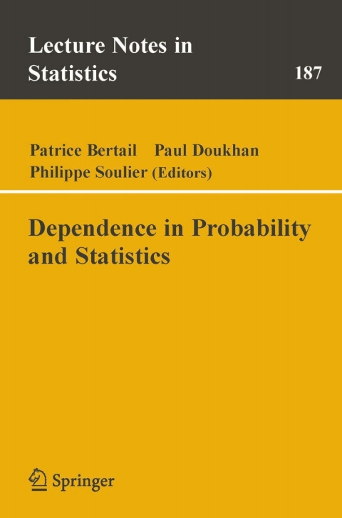 Cover image for book Dependence in Probability and Statistics