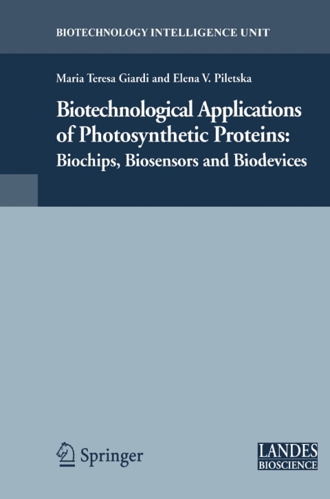 Cover image for book Biotechnological Applications of Photosynthetic Proteins
