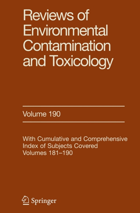 Cover image for book Reviews of Environmental Contamination and Toxicology 190